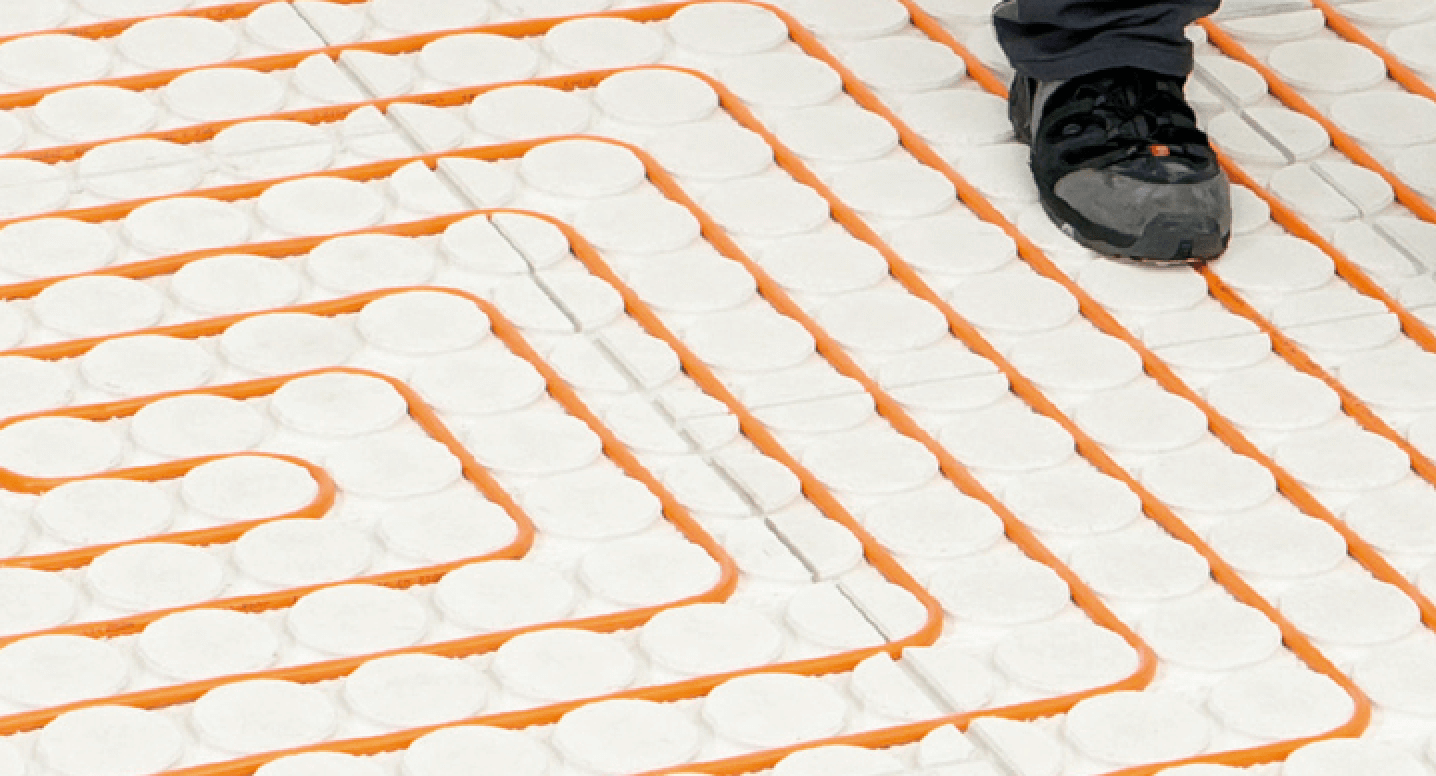 Hoe diep leg ik vloerverwarming?