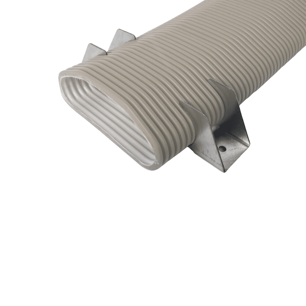 Flexibele ventilatieslang vlak