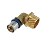 BONFIX Alu-pers kniekoppeling 1" bu.dr. x 20 mm