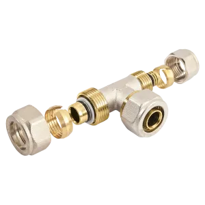 BONFIX Alu-knel verloop T-stuk 25 x 20 x 25 mm