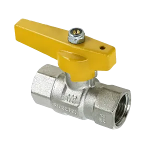 BONFIX Draad verchroomde gaskraan RP 1/2" bi. x RP 1/2" bi.