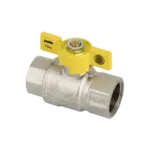 BONFIX Draad verchroomde gaskraan RP 3/4" bi. x RP 3/4" bi.