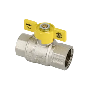 BONFIX Draad verchroomde gaskraan RP 3/4" bi. x RP 3/4" bi.