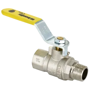 BONFIX Draad verchr. gaskraan RP 1 1/2" bi. x G 1 1/2" bu.