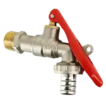 BONFIX Kogeltapkraan met slangaansl. 1/2" vert. afsluitbaar