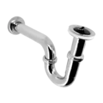 BONFIX Messing verchroomde wastafelsifon met plug 5/4 x 32mm