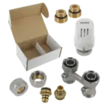 BONFIX Radiator aansluitset vloer recht