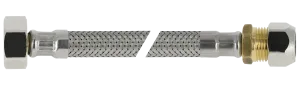 BONFIX RVS flex. aansluitleiding 35cm 3/8" bi.x 10mm knel