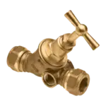 BONFIX Stopkraan 15 x 15 mm knel met aftap