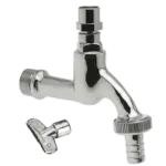 BONFIX Tapkraan gep. chr. 1/2" bu. incl. slangkop + sleutel