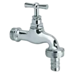 BONFIX Tapkraan verchroomd + kruk + wartel 1/2