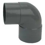 PVC HWA Bocht 87,3° grijs 100 M/VS
