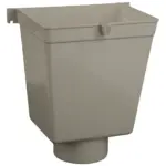 PVC HWA Vergaarbak grijs 100 Mod 2