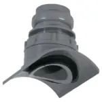 PVC Klemaanboorzadel 110X40, Gat 57mm