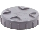 PVC Schroefdeksel grijs 125 +Dichting