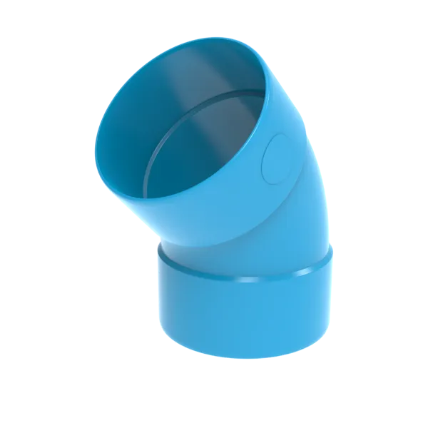 Wavin Ventiza Bocht 45° 125 M/M