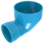 Wavin Ventiza Eindst.90° 125x80 H=50M/M