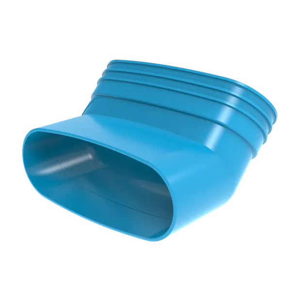 Wavin Ventiza Staande Bocht 45° 195x80M/S