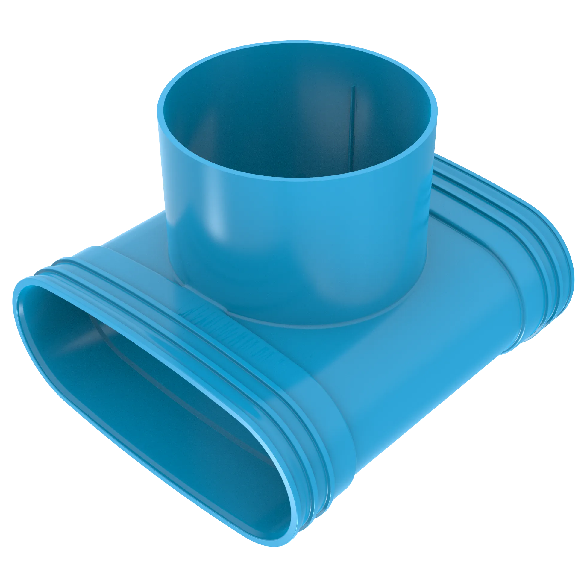 Wavin Ventiza T-stuk 195x125 H=100 3M