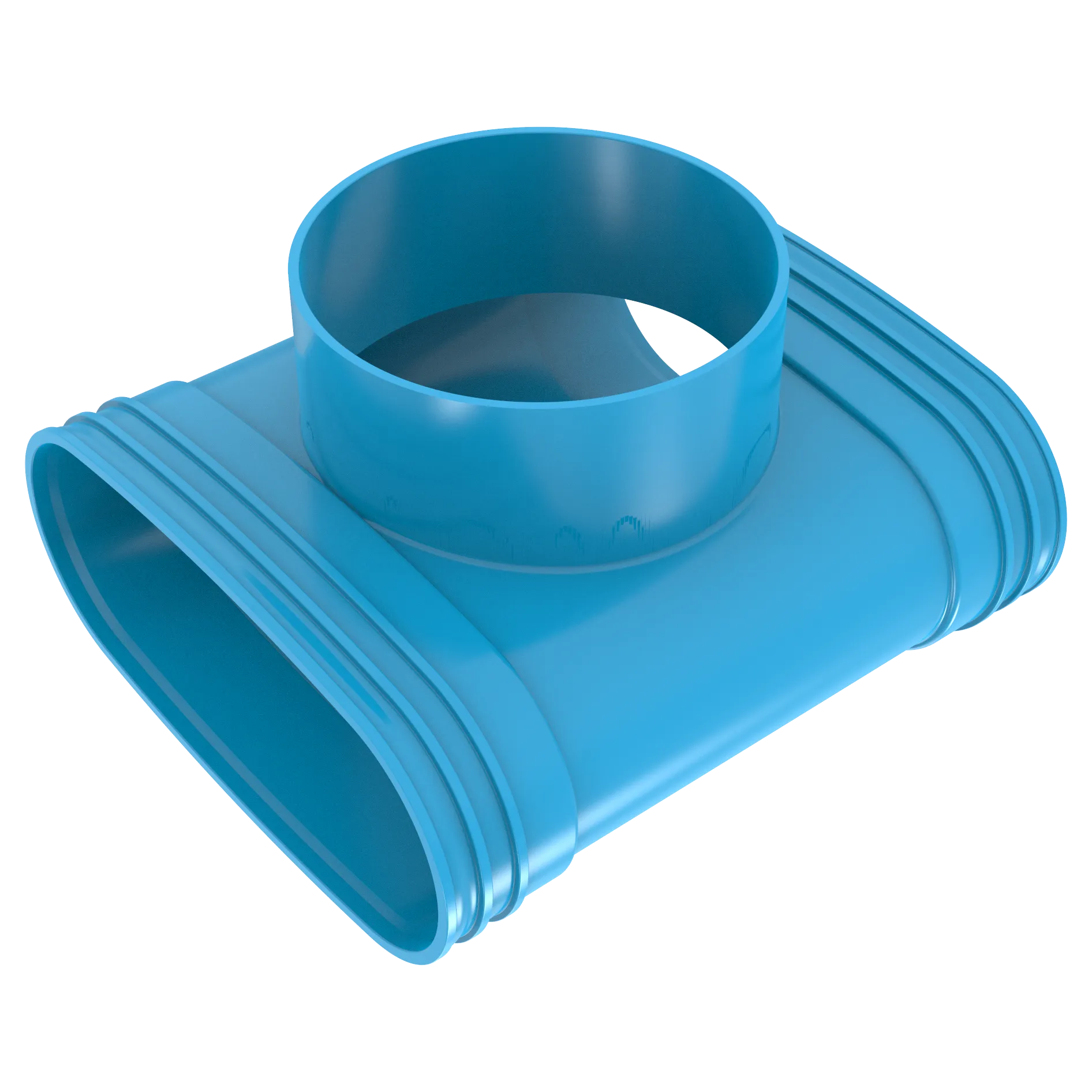 Wavin Ventiza T-stuk 195x125 H=50 3M