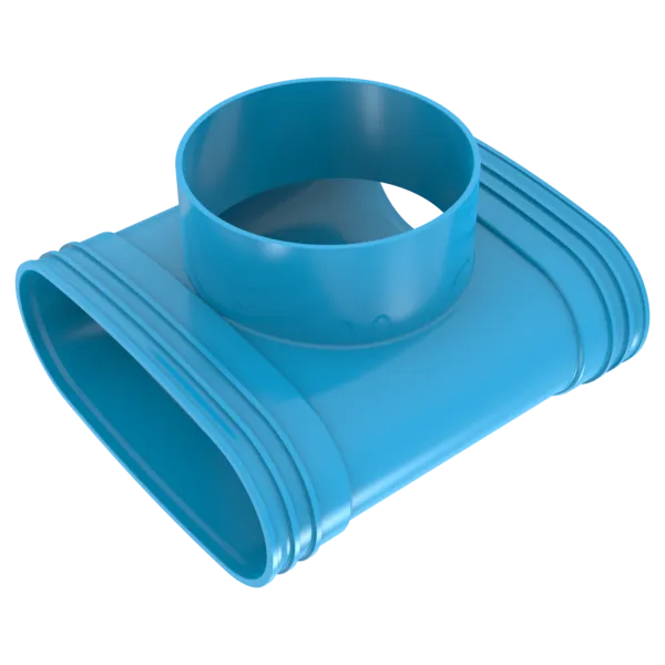 Wavin Ventiza T-stuk 195x125 H=50 3M - Image 2