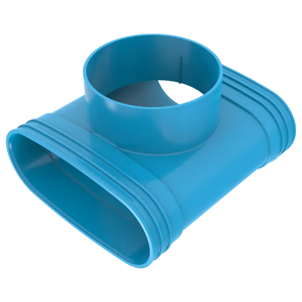 Wavin Ventiza T-stuk 195x125 H=70 3M - Image 2