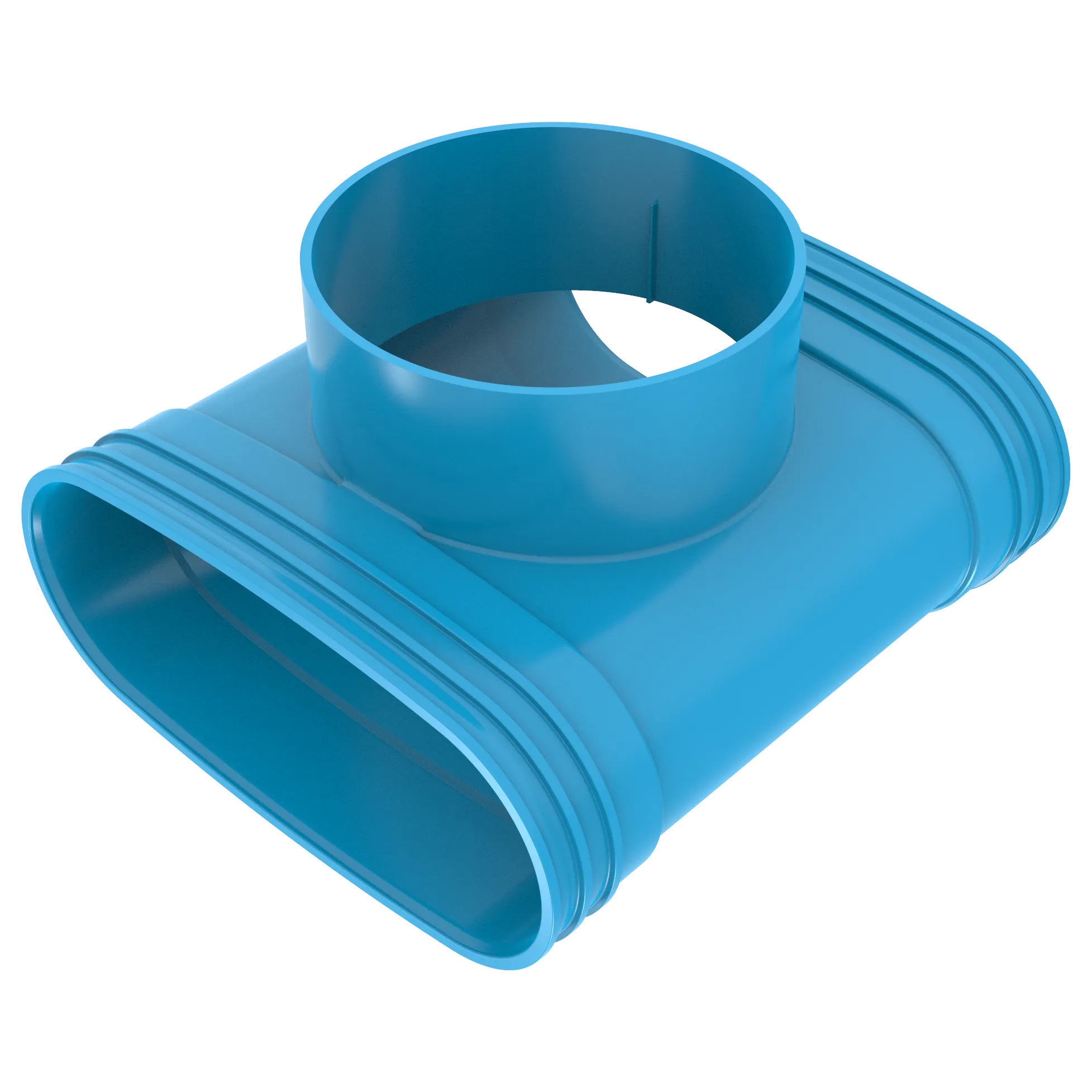 Wavin Ventiza T-stuk 195x125 H=70 3M