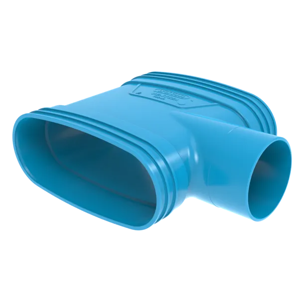 Wavin Ventiza T-stuk 195x80 M/M/S