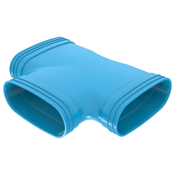 Wavin Ventiza T-stuk 90° 195x195 3M