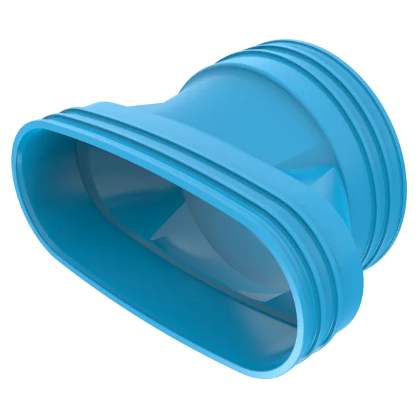 Wavin Ventiza Verloop 195x125 M/M Staal - Image 2