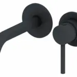 Saniful Wastafelmengkraan rond inbouw Mat Zwart