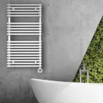 Masterwatt Burchiello black Elektrische badkamerradiator 1000 Watt, 610 x 1310 x 85 mm