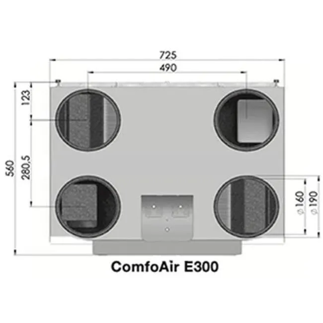 Zehnder Stork ComfoAir E300 L + RF - Image 3