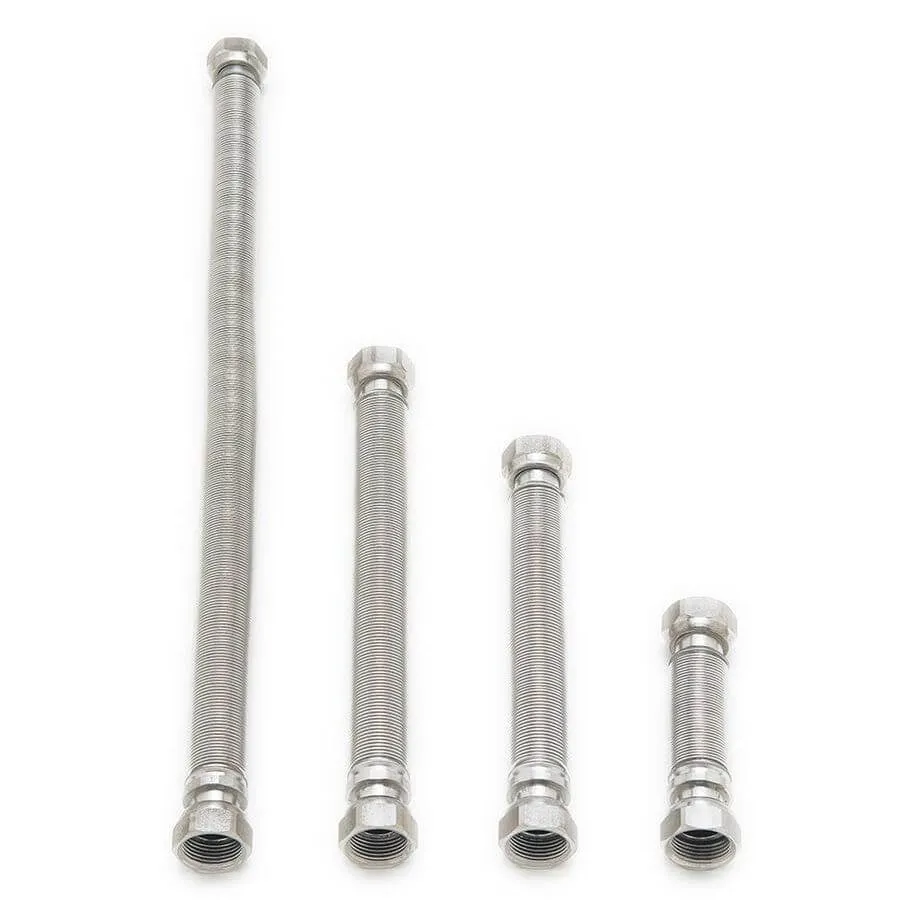 DRL Flexibele aansluitslang RVS 1/2 binnendraad x binnendraad Lengte 260-520mm