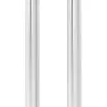 TECEflex gesloten aansluitunit voor radiatoren wandmontage koper vernikkeld 16 mm x 15 mm Cu, steekmaat 50 mm