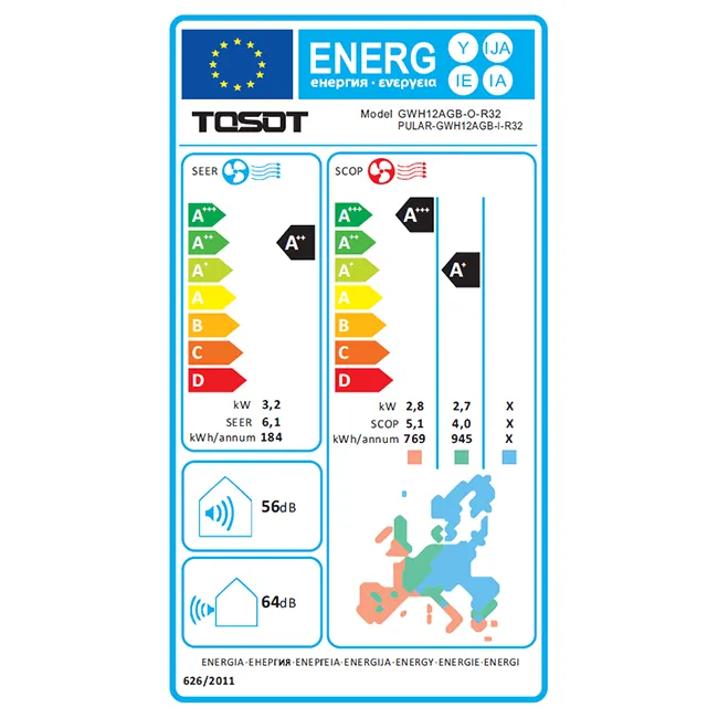 Tosot PULAR by GREE single split airco 4,6kW R32 (wifi) set - Image 9