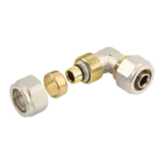 BONFIX Alu-knel kniekoppeling 25 x 25 mm