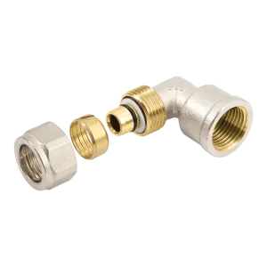 BONFIX Alu-knel kniekoppeling 3/4" binnendraad x 25 mm