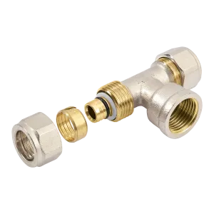 BONFIX Alu-knel verloop T-stuk 25 x 3/4" bi.dr. x 25 mm