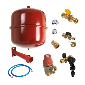 BONFIX CV Ketelaansluitpakket 25 liter expansievat