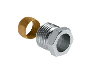 BONFIX Knel verloopset 1/2" bu.dr. x 15 mm type Danfoss