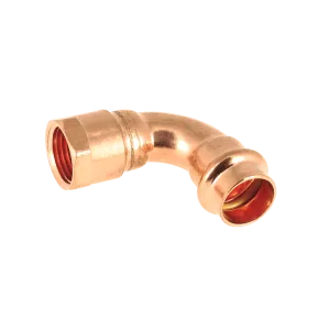 BONFIX V-press aquagas bocht 90° 3/4" bi.dr. x 22 mm