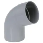 PVC Lijm Bocht 67° grijs 110 M/S