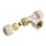 BONFIX Alu-knel T-stuk 32 x 1" binnendraad x 32 mm