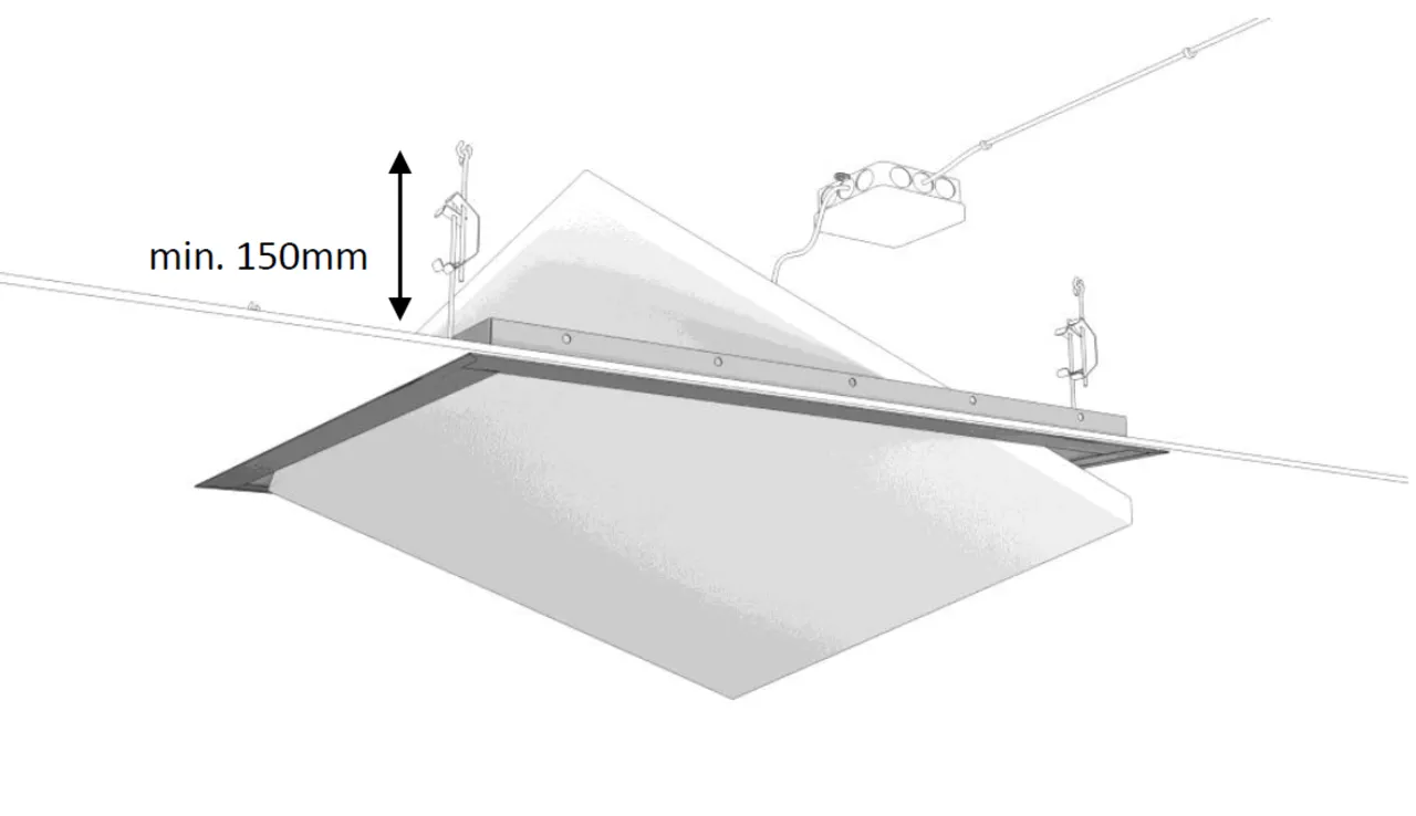 Ecosun Aluminium inbouwframe' s voor infrarood panelen 300 Watt panelen (60x60) - Image 3