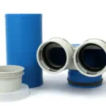 Vent-Axia Uniflexplus ventielcollector 2 x Ø90 mm met schuifhuls 250 mm en speciedeksel Ø125 mm