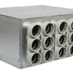 Vent-Axia Uniflexplus ventilatie verdeler met geluiddemper 18x Ø69mm met tuit Tuit diameter Ø160mm