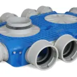 Vent-Axia Uniflexplus ventilatie subverdeelbox 12x Ø90mm met tuit Tuit diameter Ø125mm