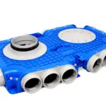 Vent-Axia Uniflexplus ventilatie hoofdverdeelbox 18x Ø69mm met tuit Tuit diameter Ø180mm