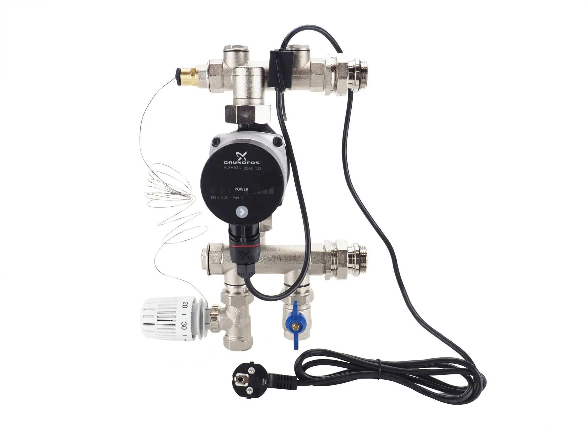 Pomp/temperatuurregelaar incl. ALPHA2 L voor open verdelers